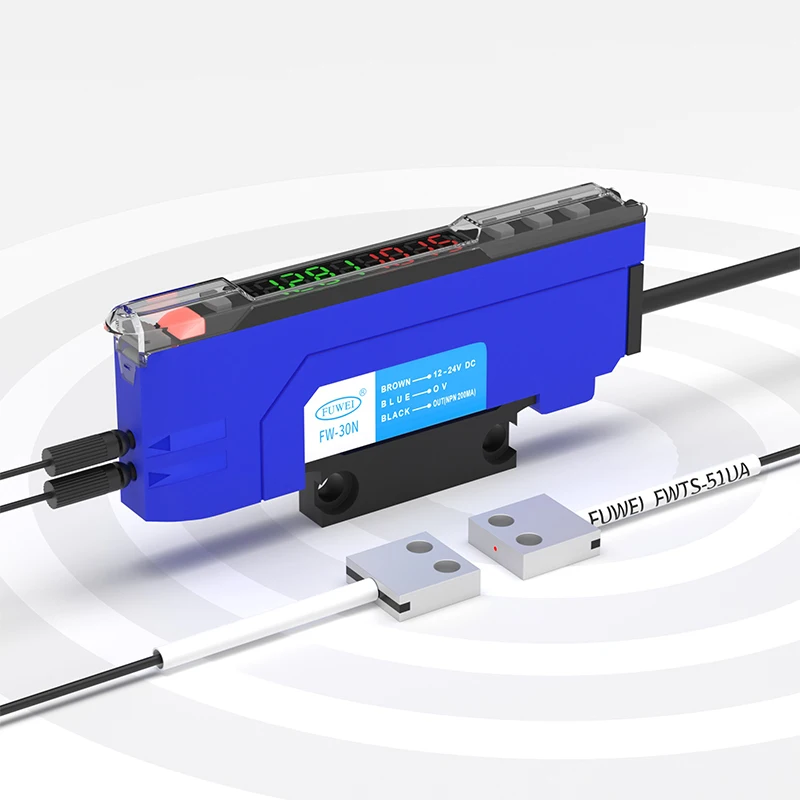 FUWEI FWTS-51UA High Precision Square Fiber Optic Balance Sensor Miniature Fiber Optic Sensor