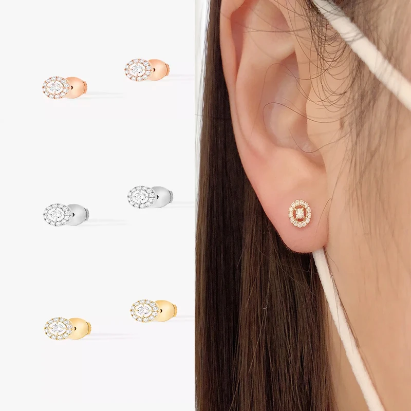 

Женские модные украшения, простые круглые серьги из серебра 925 пробы, женские роскошные оригинальные ювелирные изделия, подарок на день Святого Валентина для свадебной вечеринки