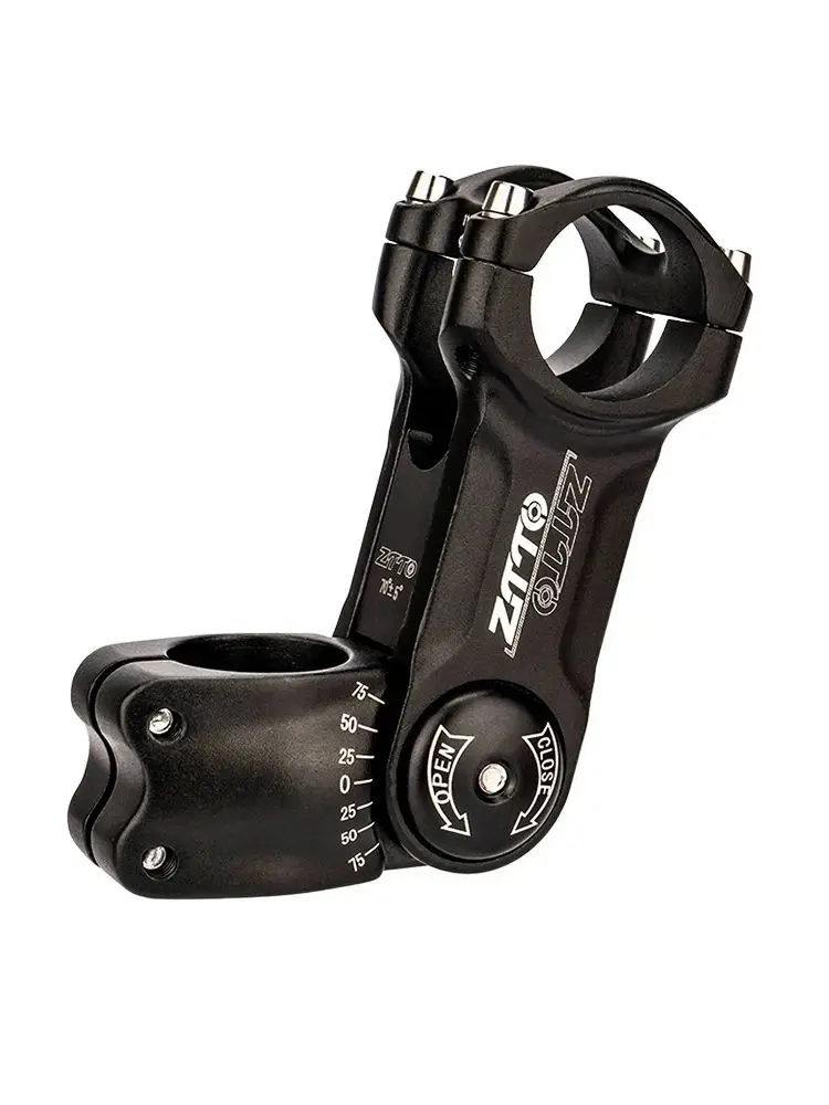 AliExpress ZTTO MTB Power Bicycle Stem Adjustable 70 Riser 90mm 110mm*31.8mm Handlebar Stem For 28.6mm Fork XC Bike Parts
