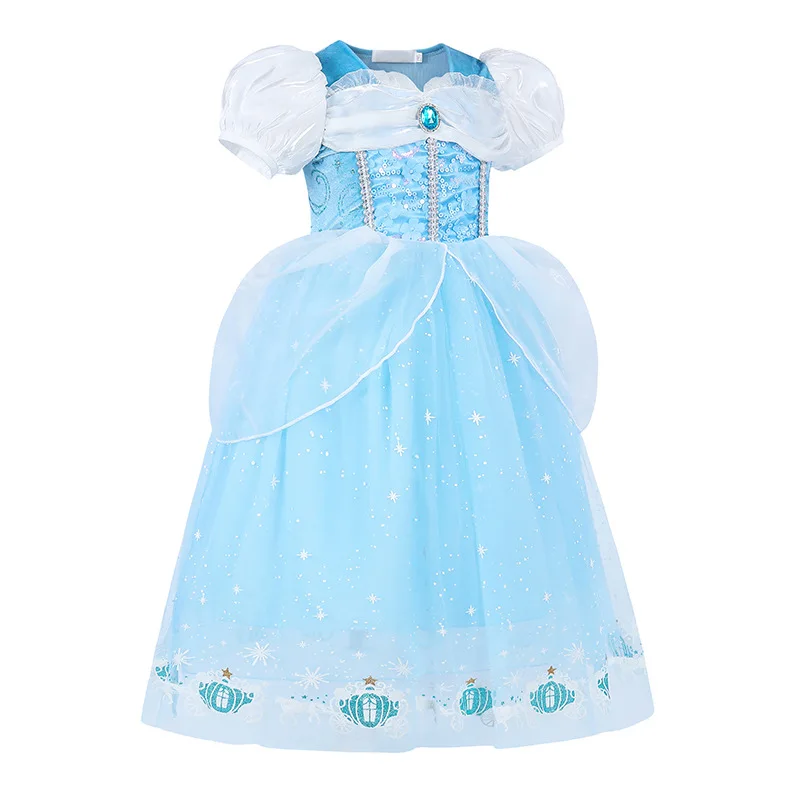 ชุดเจ้าหญิงซินเดอเรลล่าข้ามพรมแดน, งานเต้นรำเด็กผู้หญิง, ชุดเดรสฟูฟ่อง, ชุดเดรสเด็กหญิง, ชุดฮาโลวีน, เดรสเจ้าหญิงตาข่าย