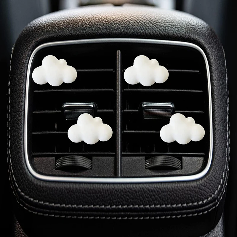 Cute Cloud Car Air Fresheners Vents Clips Cloud Air Vent Clips Car Diffuser Vent Clips Car Interior Decor Charm Car Accessories