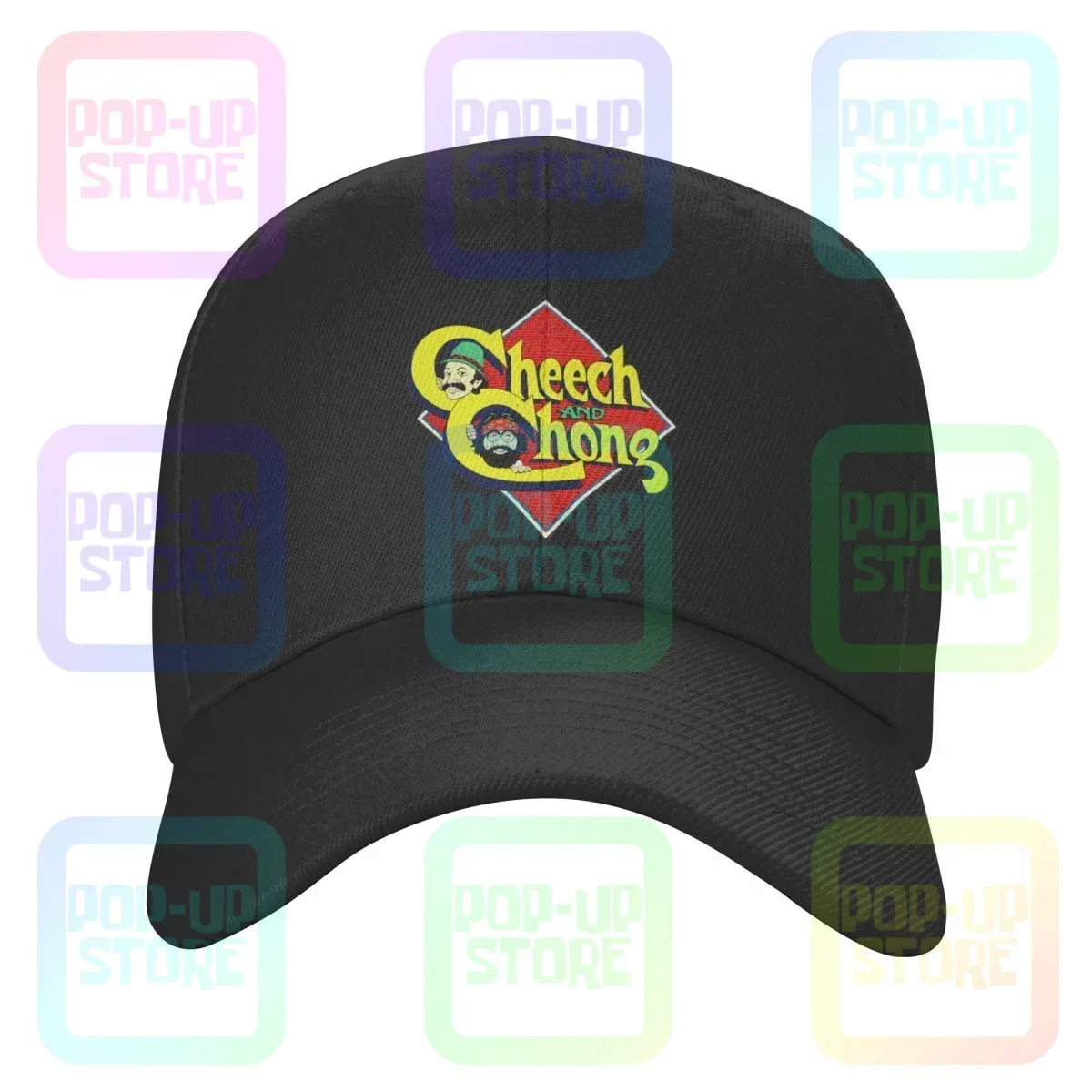 Authentic Cheech Chong Caricature Movie Logo Baseball Cap Truck Driver Caps Unisex Outdoor Comfortable