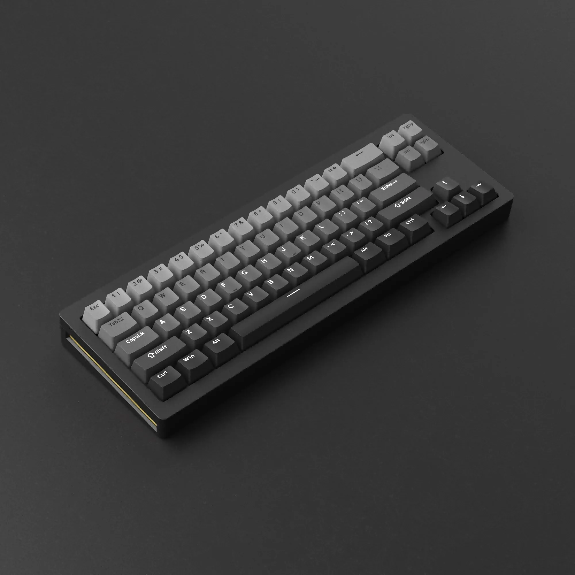 Imagem -06 - Teclado Mecânico Multi-mode Akko Mongeek M7w 65 Alumínio Cnc Teclados de Montagem em Junta Hot-swap Retroiluminação Rgb Sul