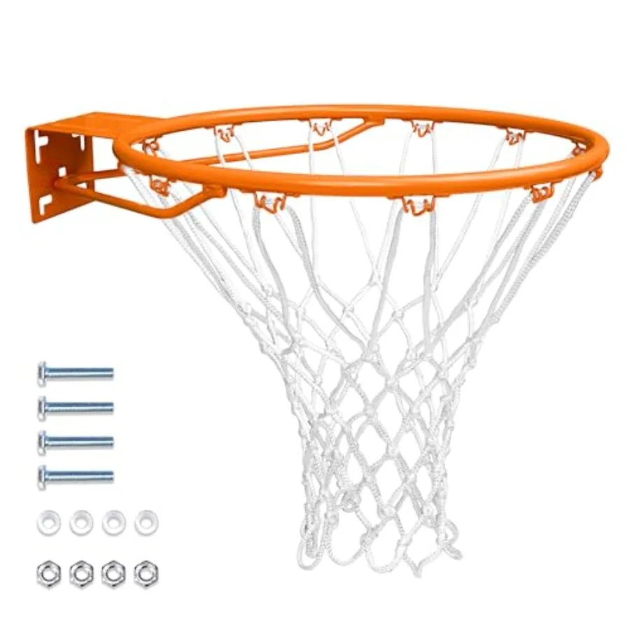 

Regulation 18" Steel Basketball Rim - Choose from or - Use for Replacement or Garage Mount
