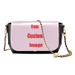 New Crossbody Bags For Women‘s 2024 Trend Fashion pu leather Simplicity Customizing images Small Chains Shoulder Handbags Purses