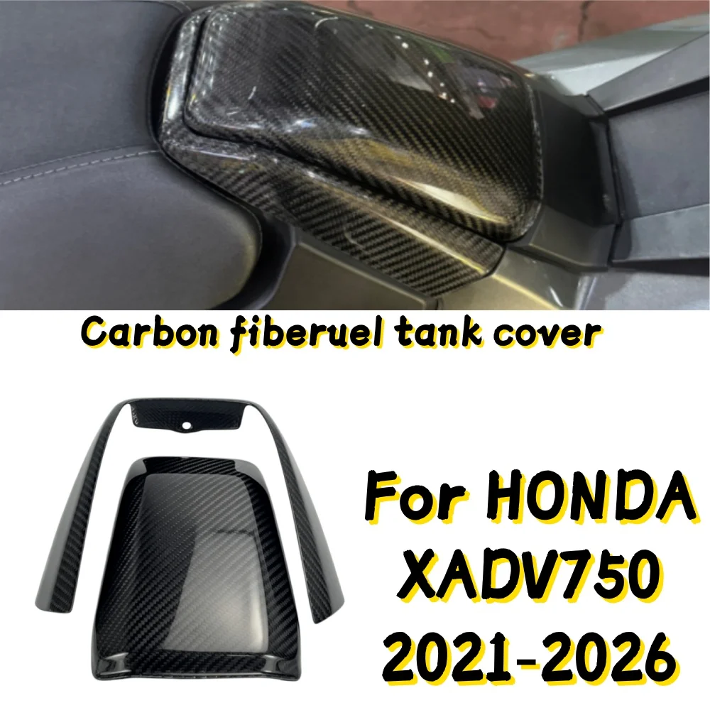 Carbon Fiber Motorcycle Modifield Tank Lid Cover Front Cover For Honda XADV 750 X-ADV 750 2021-2026 / FORZA 750 NSS750 2025