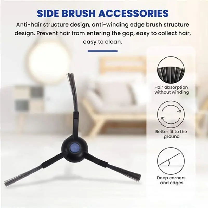 BHBD-38 Pcs For Ecovacs Debot N20 / N20 Plus / N20 Pro Plus Sweeping Robot Accessories Main Side Brush Mop Filter Set