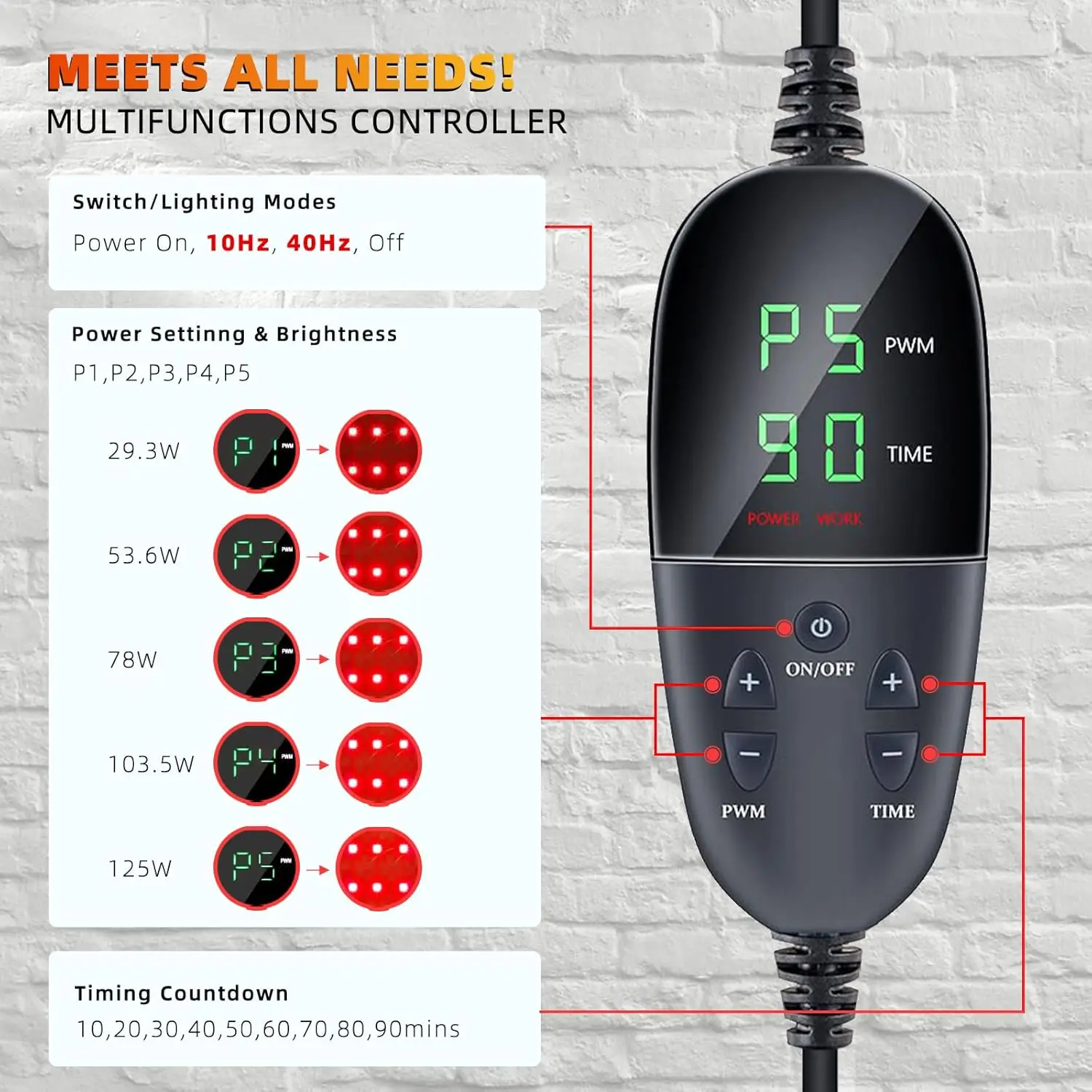 للبيع حصيرة العلاج بالضوء الأحمر لكامل الجسم، بطانية الضوء الأحمر مقاس 71 × 31 بوصة، وسادة تسخين للعلاج بالأشعة تحت الحمراء كبيرة جدًا #5