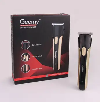 GEEMY GM6592 Zastřihovač vousů Dobíjecí profesionální zastřihovač vlasů 10 nejlepší prodej zastřihovač vlasů geemy - №9