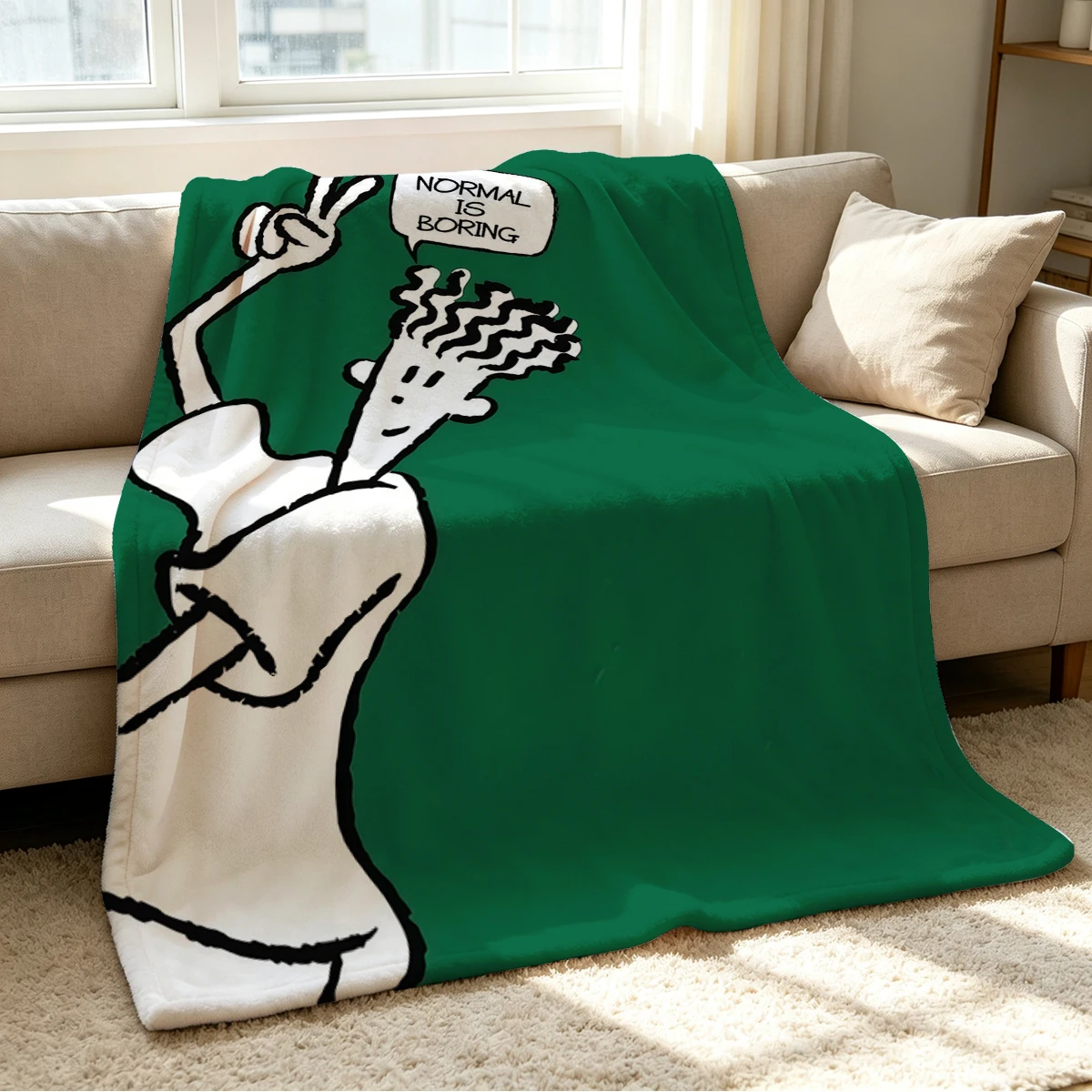 Odd Vibe Blanket Soft Cozy Throw for Sofa Bed Festive Holiday Decor Gift for Kids and Adults,Lightweight and Warm