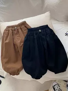 ex Baby Harlan Lantern Pants Spring 2025 New Sle Children's Faionable All-Match Harlan Trousers Korean Casual Sle