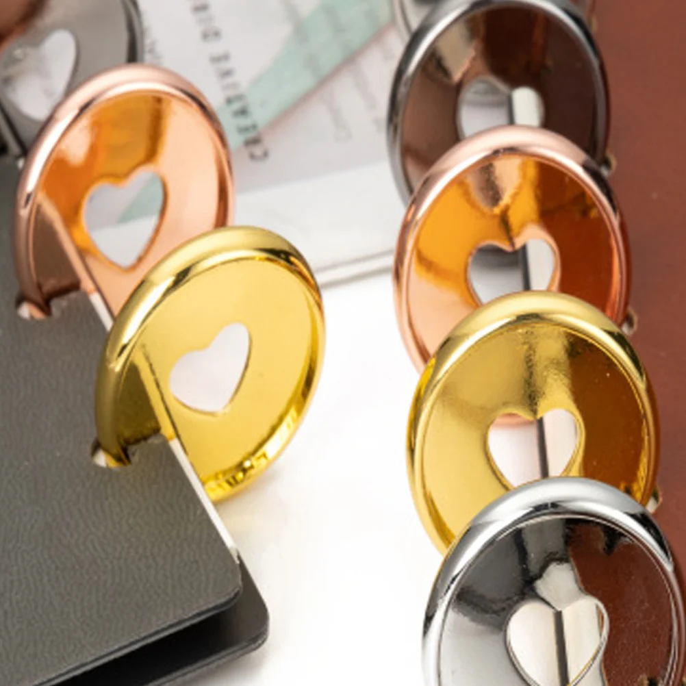 20pcs Binder For Loose-Leaf Notebook Album Refillable Discbound System Heavy Duty Binding Discs Planner Supplies Notebooks Discs