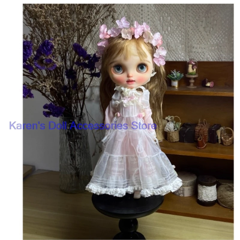 4pcs Flower Fairy 2026 floral dress set for Blythe (Fit for Lulu,ymy24,Ob22,24,26,zone, Jenny)