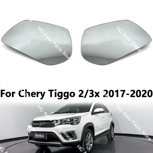 Accesorios de coche para Chery Tiggo 2/3x 2017-2020 lente de espejo retrovisor de coche espejo lateral de cristal con calefacción