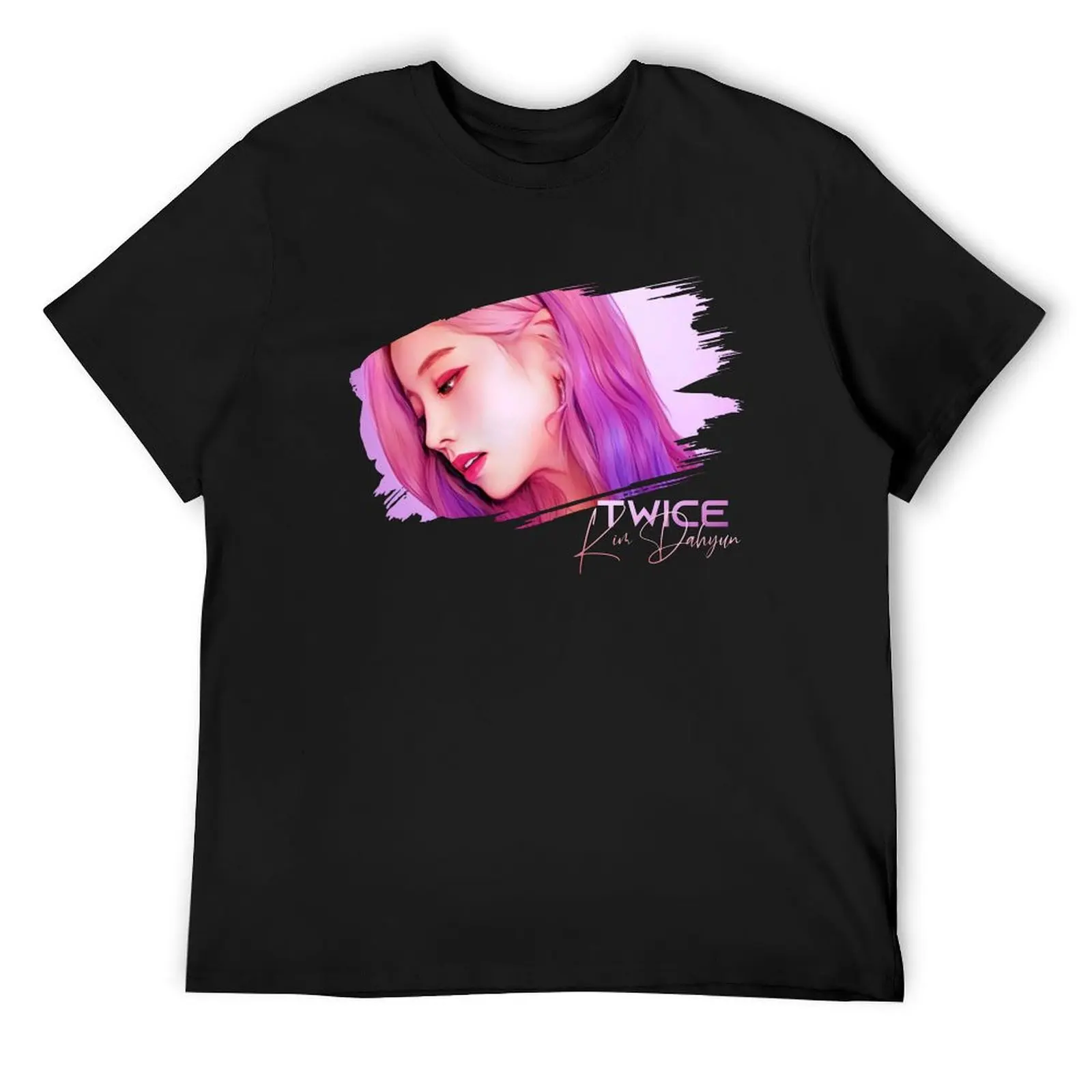 Kpop Kim Dahyun T-Shirt anime tshirt vintage clothes vintage custom t shirt cotton t shirt men