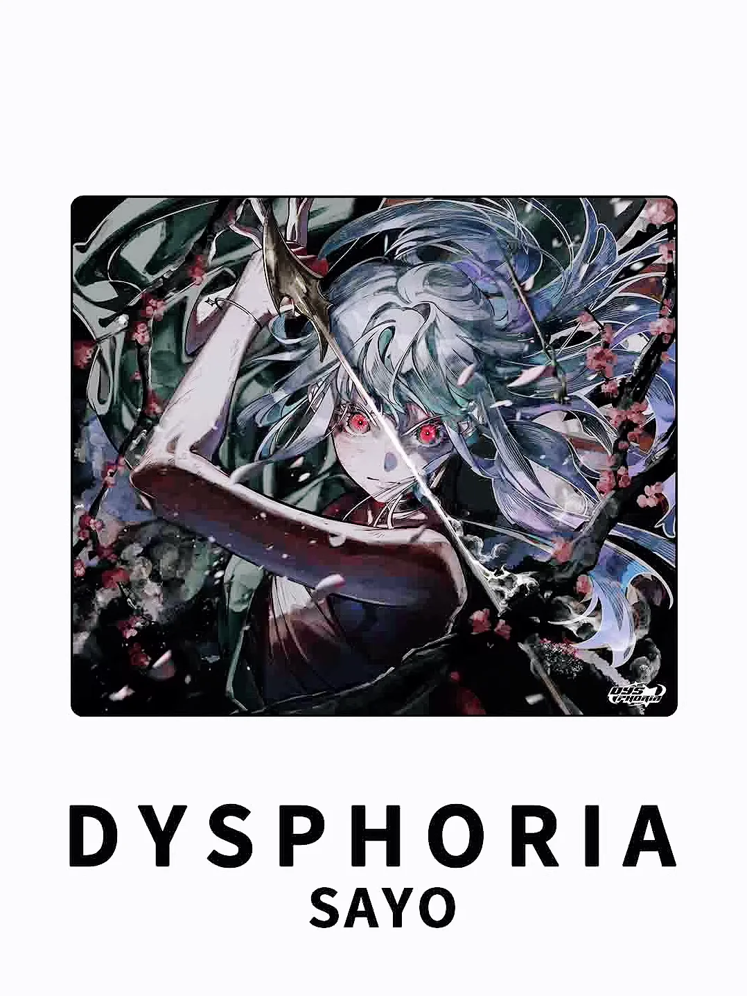 DYSPHORIA Maki Sayo Glass Gaming Mouse Pad L Size