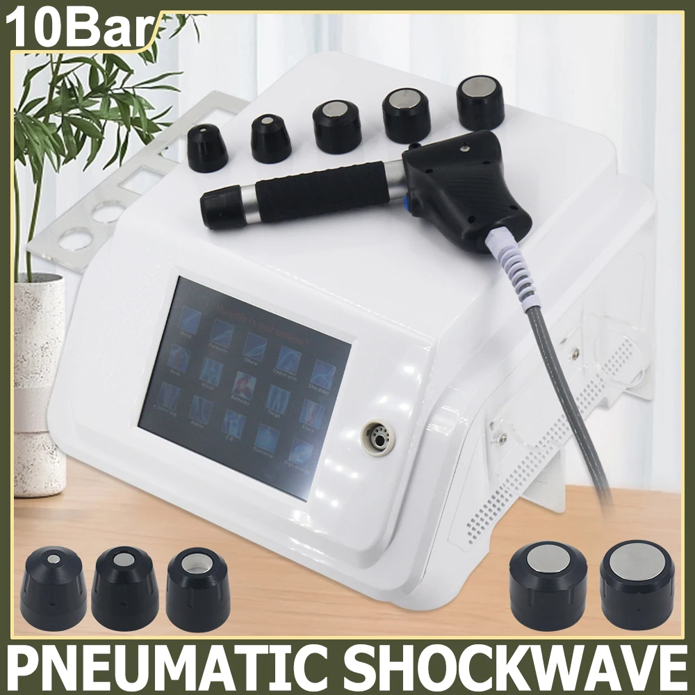 

10Bar Pneumatic Shock Wave For 2025 New ED Treatment Pain Relief Relaxation Massage Professional Shockwave Therapy Machine