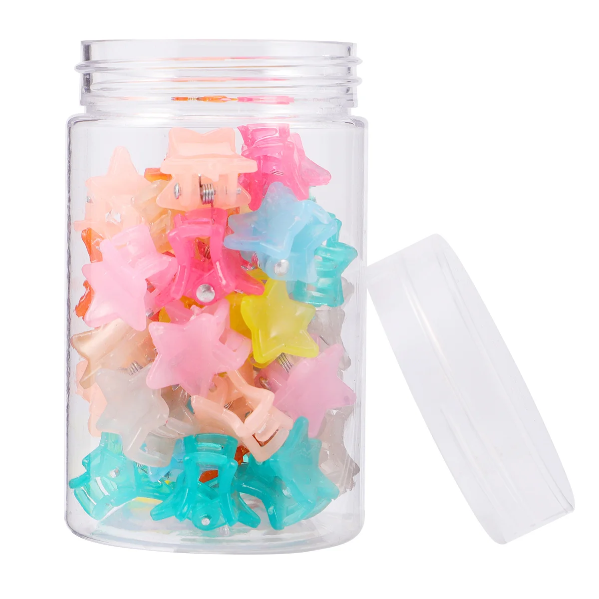 40pcs Princess Assorted Colors Mini Clamps Baby Clips Claw Lightweight Girls Mini Hair Clips Hair Accessories