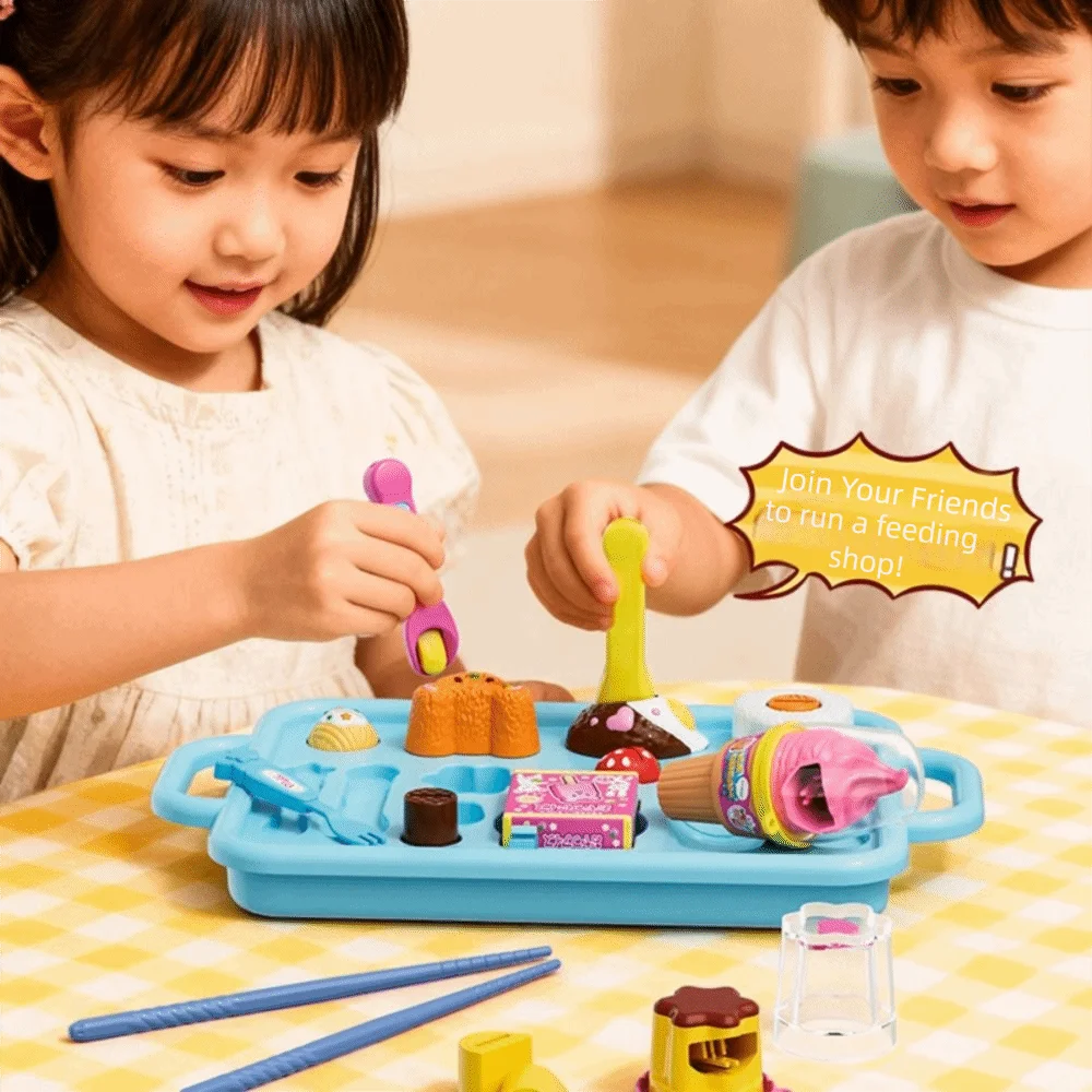 

Simulation Food Pudding Feeding Toy Role Play Feature Creative Decompression Simulation Pudding Toy Early Education Toy Gifts