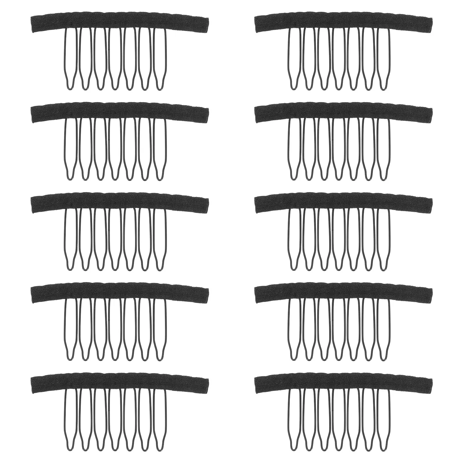 

20 шт. Зажимы-гребни для наращивания волос с зубцами, для крепления наращенных прядей, для женщин, надежная фиксация, безопасные для кожи головы, невидимые, для укладки