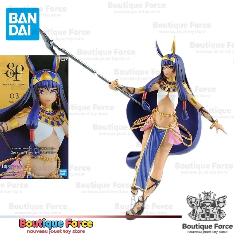 Figura de Nitocris de Fate Grand Order de Bandai, Versión Teatral, Modelo de Anime Coleccionable, Muñeca de Regalo, Juguete de Personaje Oficialmente Licenciado