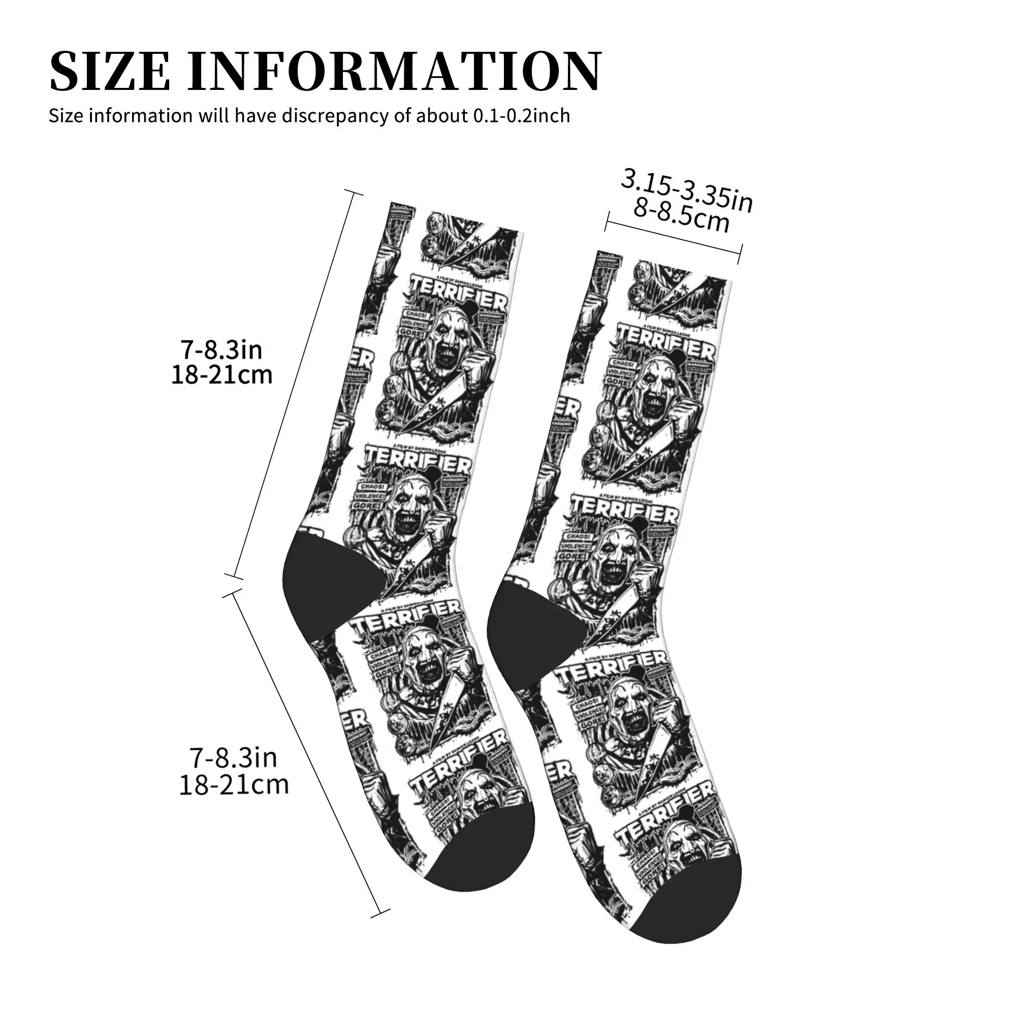 جوارب فيلم الرعب المرعب جوارب مخصصة غير قابلة للانزلاق جوارب رجالية مريحة للشتاء جوارب رياضية خارجية حديثة