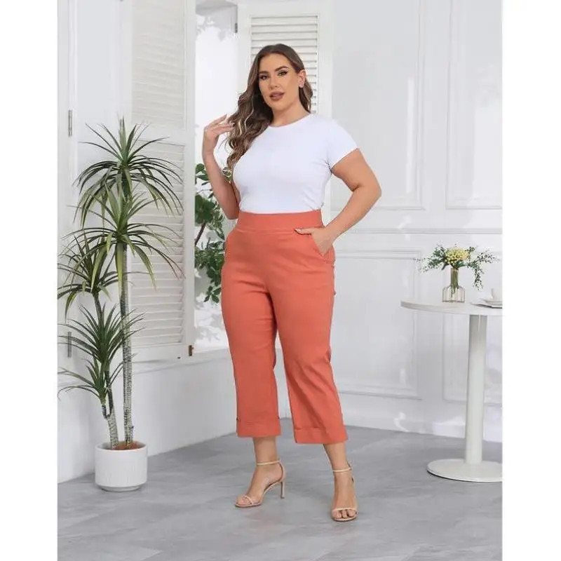 

Loose Khaki Pants with kets High Waist Straight Leg Men's Casual Trousers ex High Waist Umbrella Soldier Pants