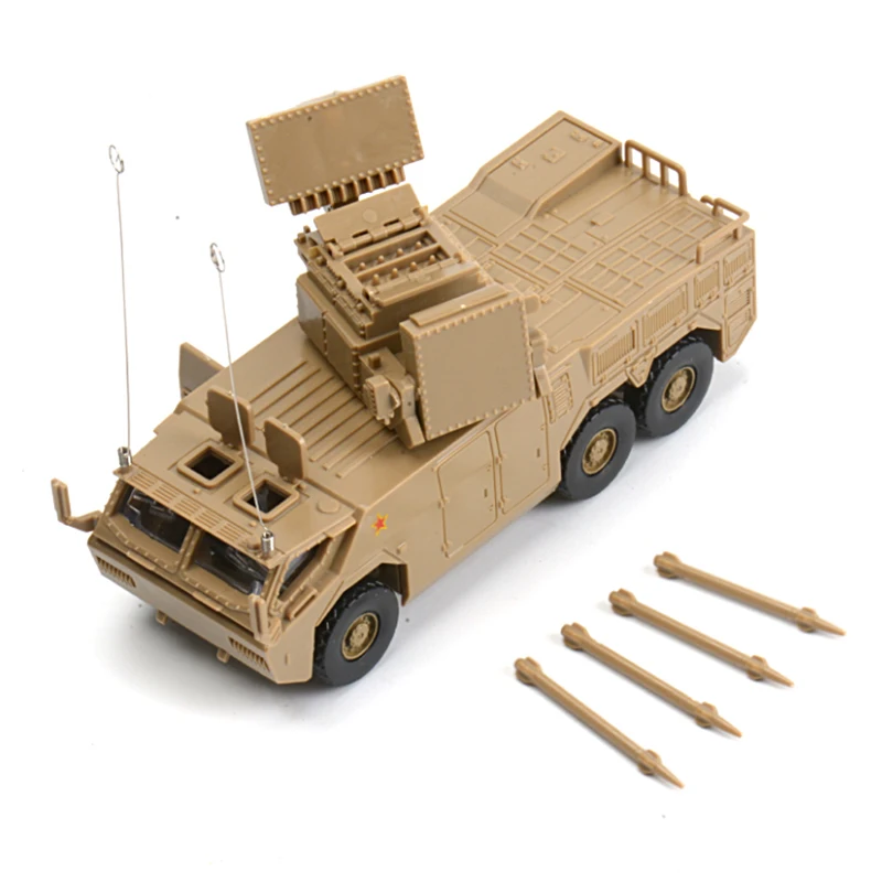 1/72 نموذج عسكري الجيش HQ-17A مجموعة الصواريخ المضادة للطائرات مركبة مدرعة خزان مدفع شاحنة سيارة لغز ألعاب عسكرية بلاستيكية #3