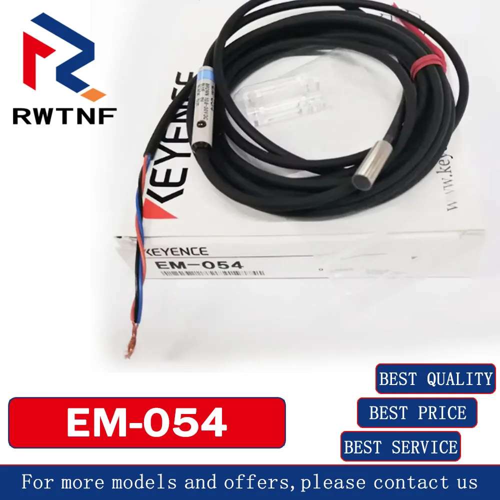 KEYENCE NPN สวิตช์ความใกล้เคียงขนาดเล็ก EM-054 NPN เซ็นเซอร์สวิตช์ความใกล้เคียงขนาดเล็ก