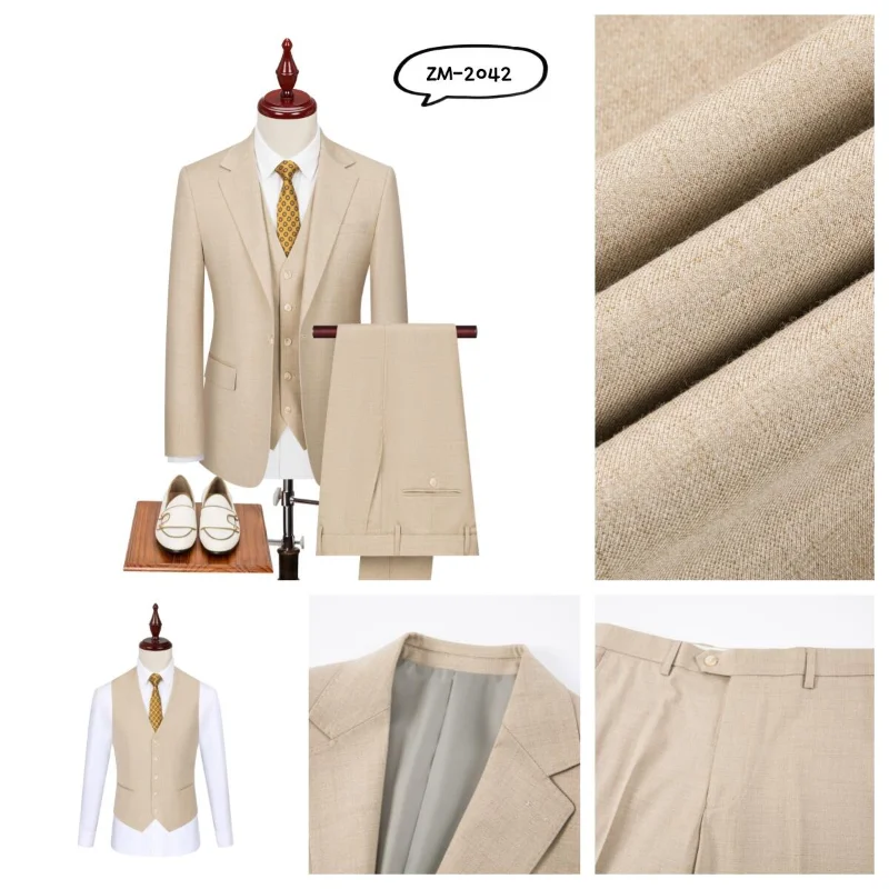 

Casual Suit Set for Men's, High-end Quality Men's Suit, Suitable For Daily Office And Business, Gift For Husbands And Boyfriends