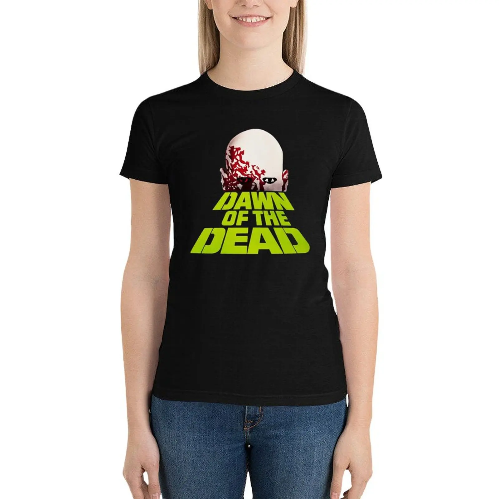 Dawn of the Dead T-Shirt lady clothes cute tops plus size tops anime clothes t-shirts for Women loose fit