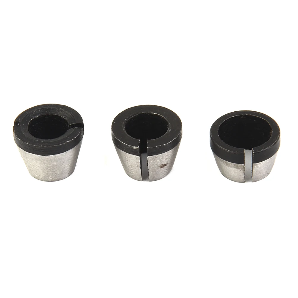 5 pz/set Trimmer pinza mandrino Router Bit incisione rifilatrice 1/4 "6mm 8mm fresa Trimmer mandrini utensili elettrici