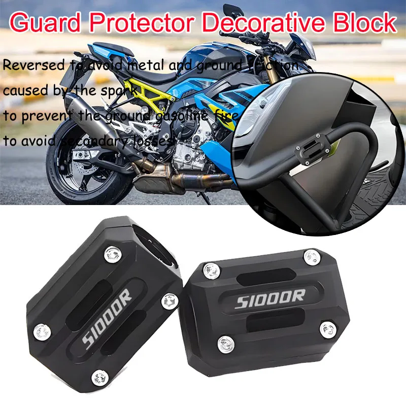 

Для S1000XR S1000R 2013-2024 2023 S 1000 XR R 2022 2021 2018 2016 защитный блок бампера двигателя 22 мм 25 мм 28 мм