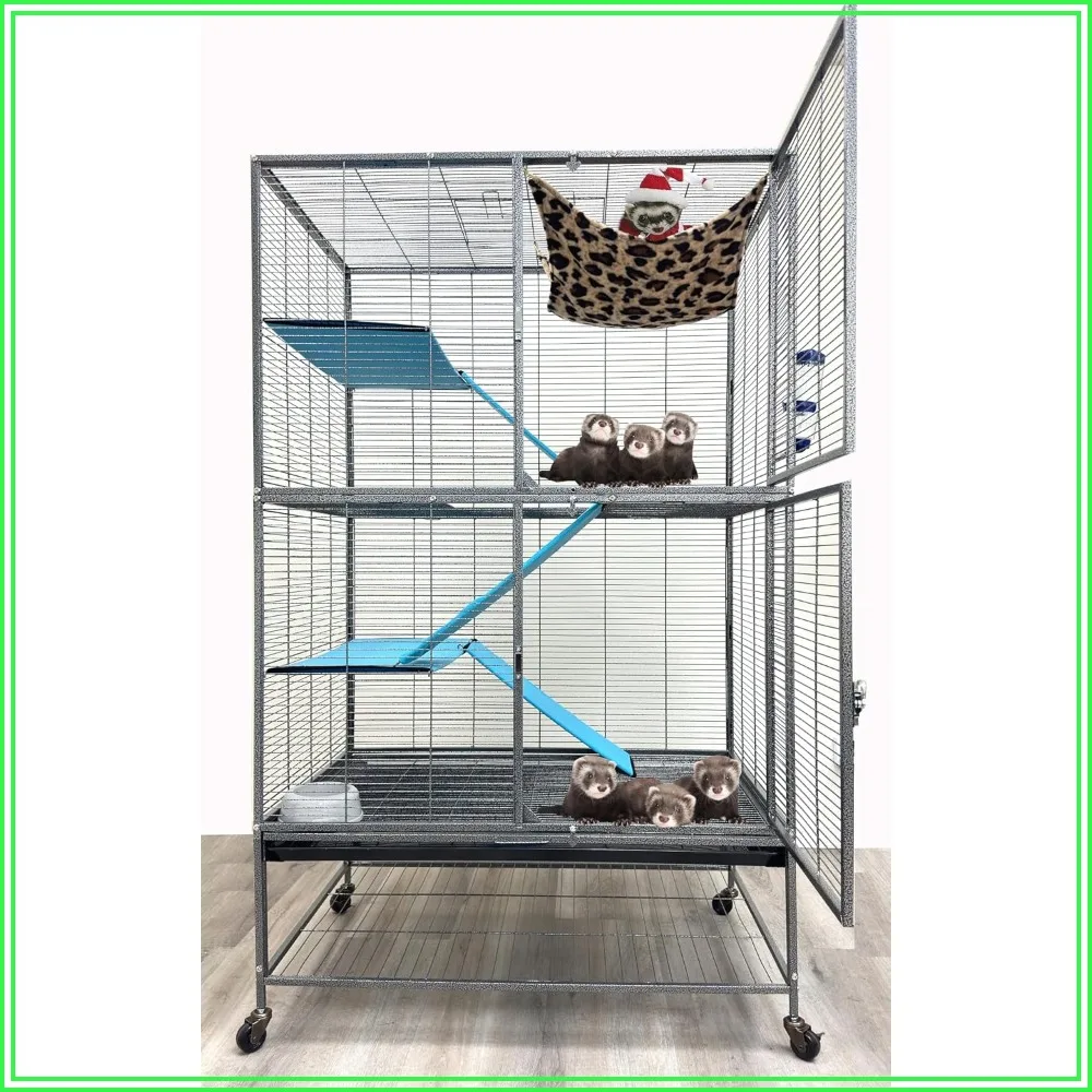 XXL 37x24x63H Two Story Double Unit Small Animal Critter Cage