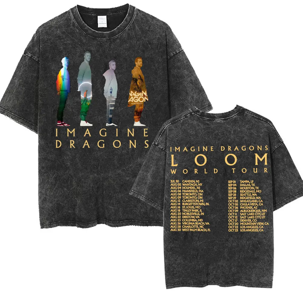 Imagine Dragons Band - Loom Tour 2024 New Album T Shirts Men Women