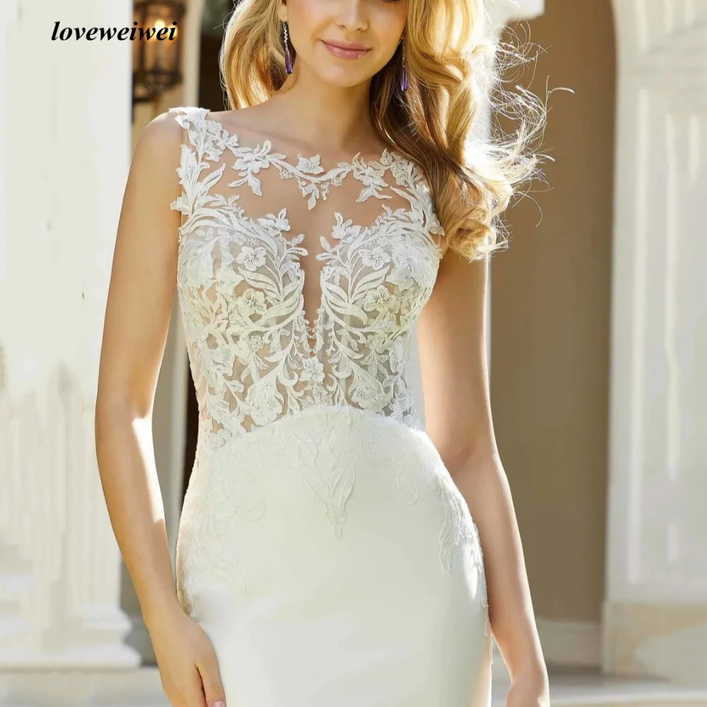 Aangepaste Bohemen Trouwjurk Kant Zeemeermin Tank Bruid Jurken Elegante Backless Bruidsjurk Nieuwe Collectie Vestidos De Novia