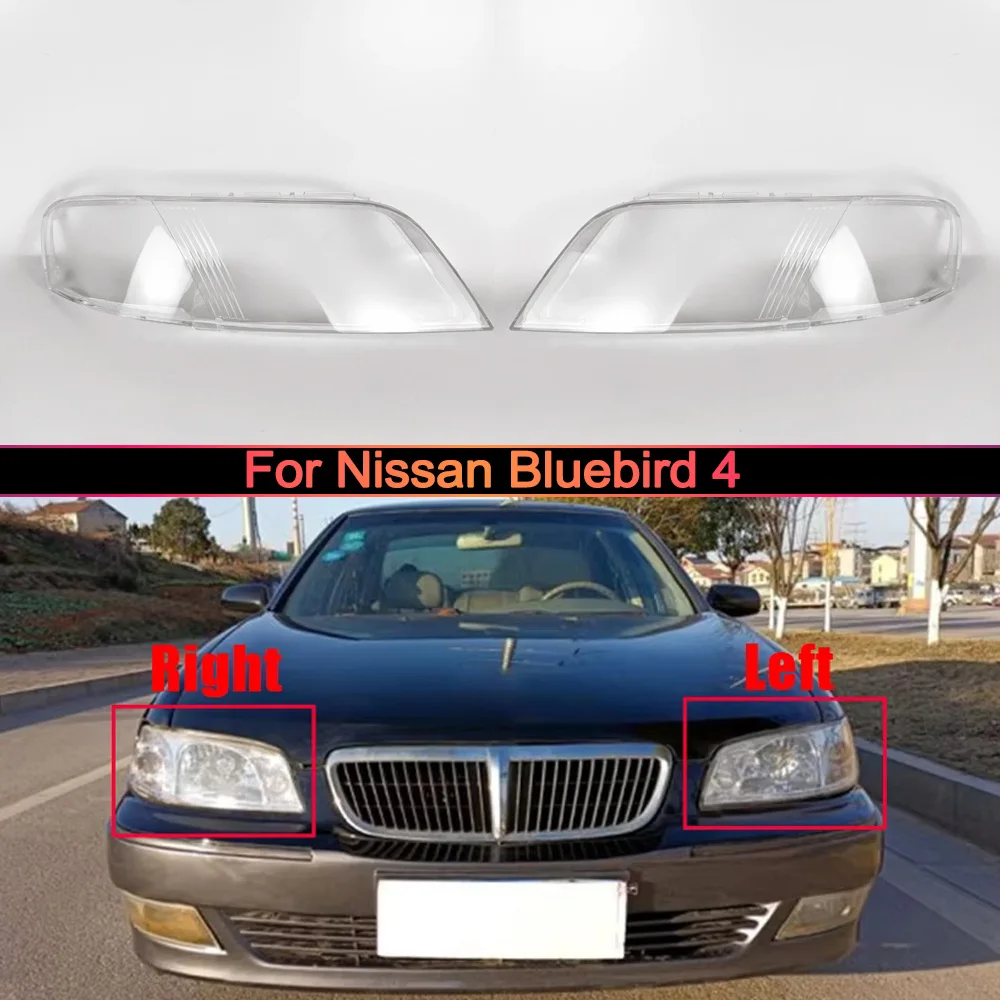 

Front Headlight Cover Transparent Lamp Shade Headlamp Shell Lens Plexiglass Replace Original Lampshade For Nissan Bluebird 4