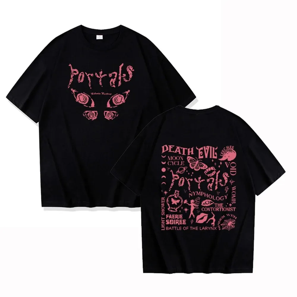 Summer Y2K Vintage T-Shirts Street Style Shirts Unisex Women Men Hip Hop Tops Cool E-girl T Shirt  Loose Unisex Causal Tees