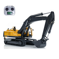 JDM V2 360L RC Hydraulic Excavator JDMODEL 1/14 Remote Control Metal Earth Digger JDM 106 Truck Machine I6S Radio RC Toy TH18487