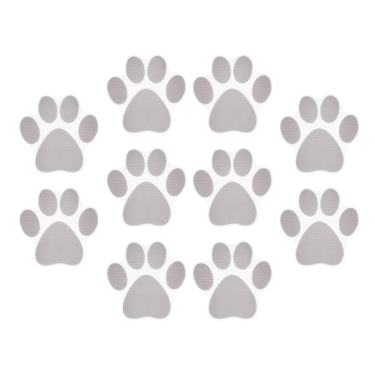 

10Pcs Non-Slip Bathroom Decals Cartoon Dog Footprint Anti-Slip Stickers for Bathtub Tub Safety Grey Bathtub Stickers