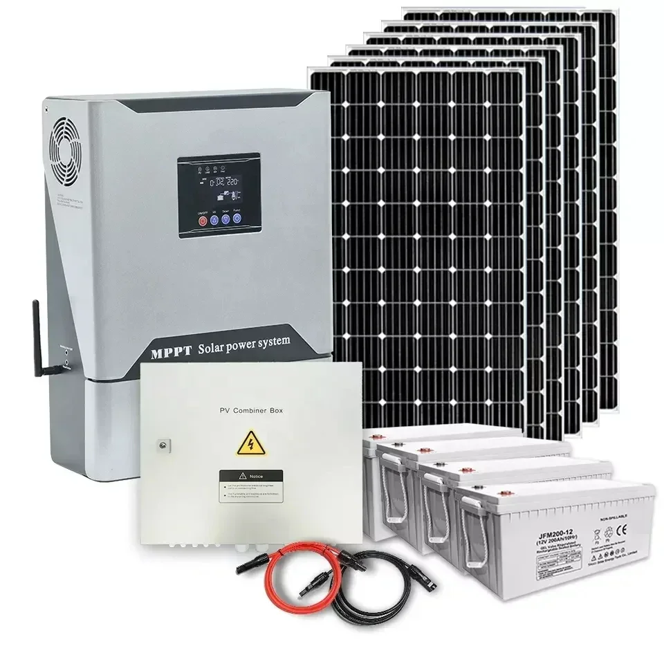 For Complete System Kit for Home 0.3-1KW 1.5-6KW Solar Power Systems Power Storage with Panels Solar Energy System