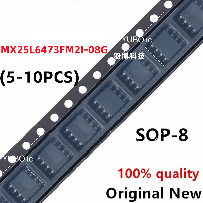 

(5-10piece)100% New MX25L6473FM2I-08G 25L6473F M2I-08G sop-8 Chipset