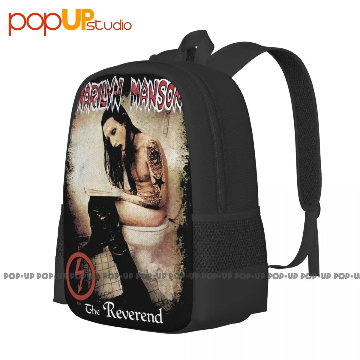 Marilyn Manson The Reverend Antichrist Superstar Bootleg Backpack Large Capacity Portable Eco Friendly