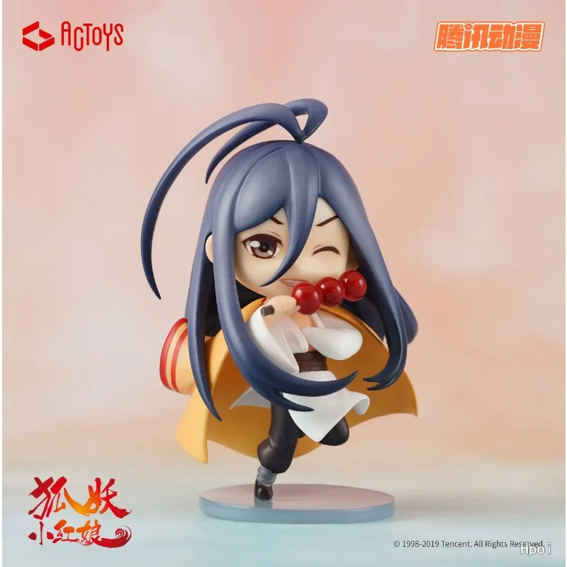 ACTOYS Original Fox Demon Little Red Mother Series Box Egg - Tushan Honghong Q-Version Humanoid Toy Handmade Model Ornament Gift