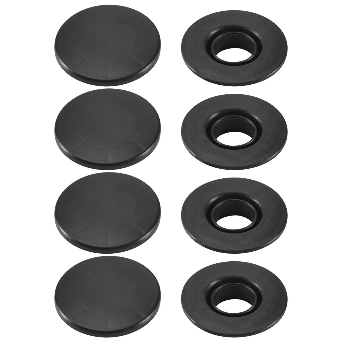 4x Auto Matte Teppichboden Befestigungs clips Griffe Klammern schön schwarz für Mercedes-Benz 6680520