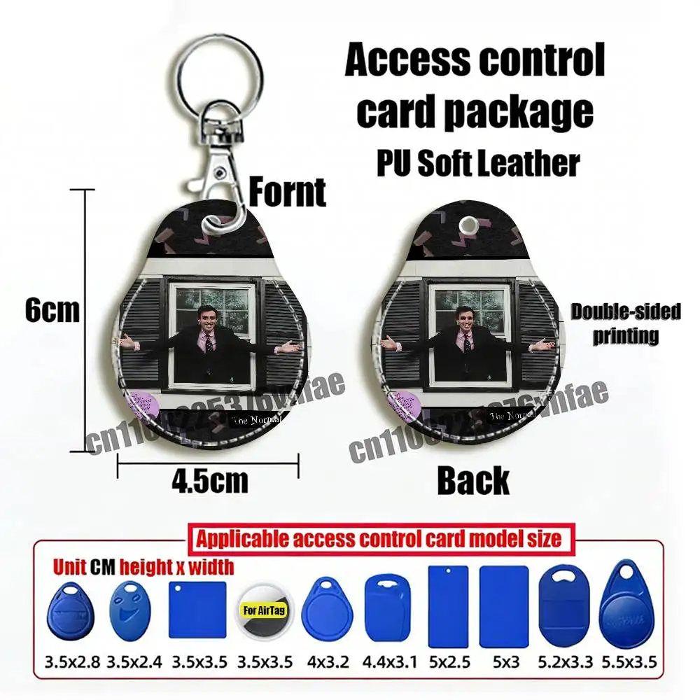 For W-Will Wood The Normal Album For AirTag Card Holder Cover ID Clips Credit Bank Access Bus Electric Keychain