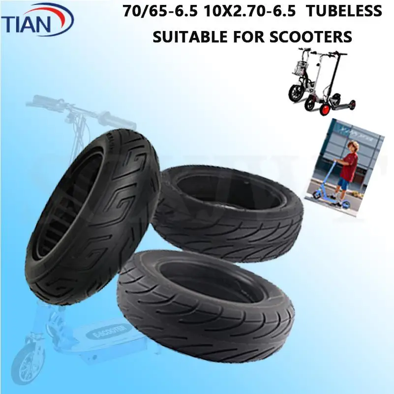 10x2.70-6.5 Solid Tire for  Ninebot Dualtron  Electric Scooter 70/65-6.5 Non-pneumatic Explosion-Proof Tyre