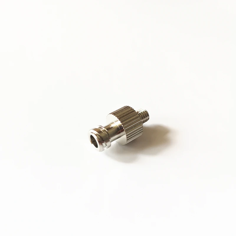 Imagem -02 - Metal m5 Rosca Macho Fêmea Luer Lock Conector Fábrica Loja Niquelado Latão Adaptador