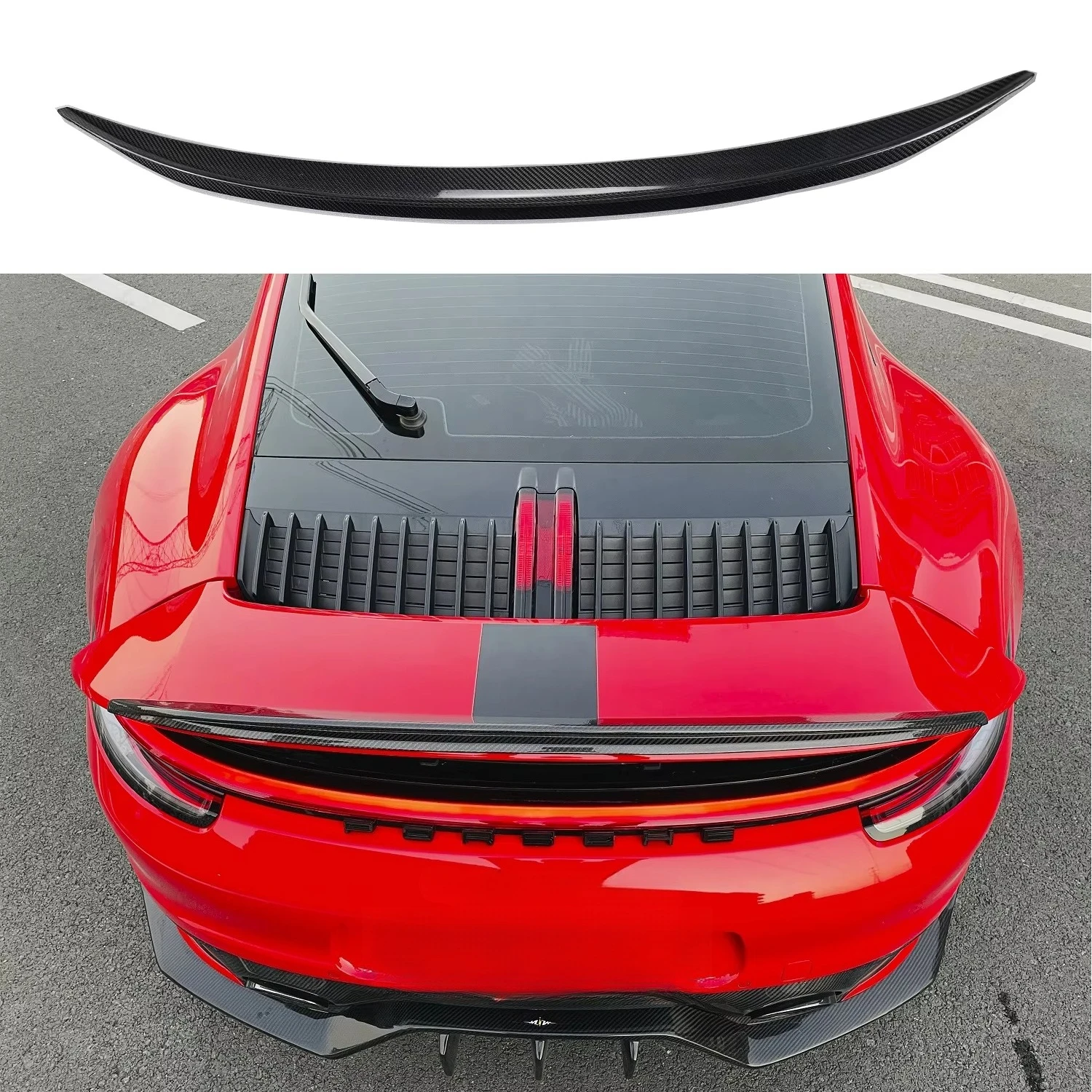 

Luggage Spoiler Wing Ducktail Spoiler 992S Carbon Fiber TanJie Style