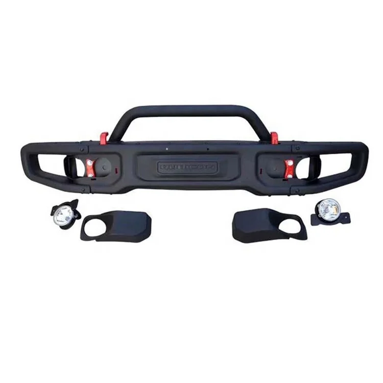 

Car Steel 10th Anniversary Style Front Bumper With Bull Bar for Wrangler JK 2007+